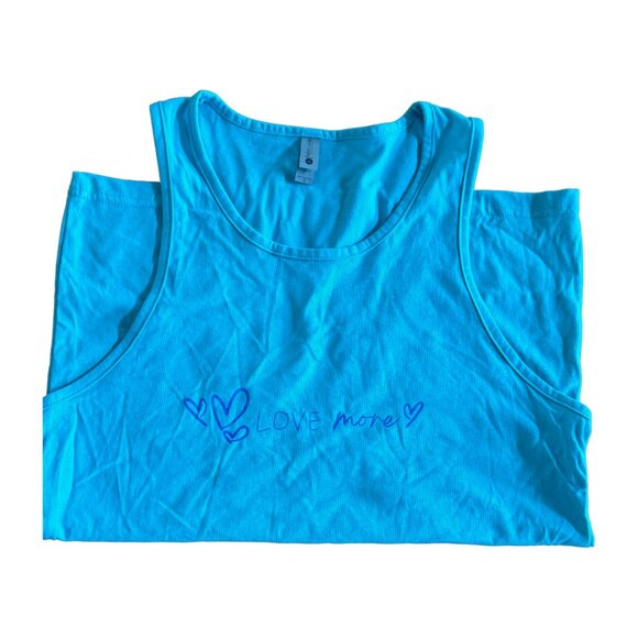 Next Level Apparel Baggie Tank Size S  NWOT “Love More” - Picture 2 of 8